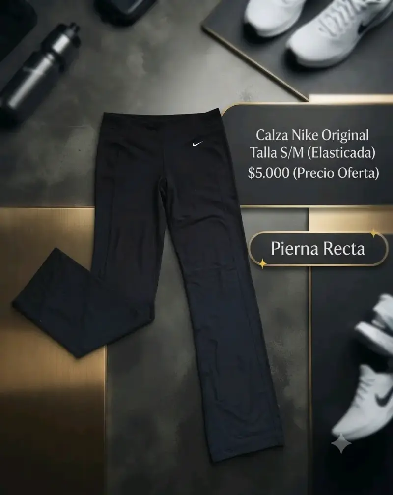 Calzas Nike Originales Talla S/M Negras