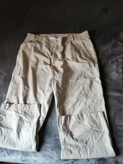 Pantalones cargo beige Columbia para hombre - miniatura 1