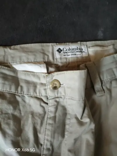 Pantalones cargo beige Columbia para hombre - miniatura 4