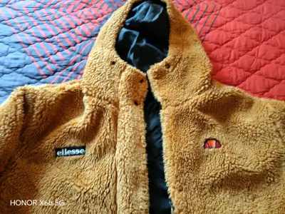 Chaqueta de lana sintética Ellesse marrón - miniatura 1