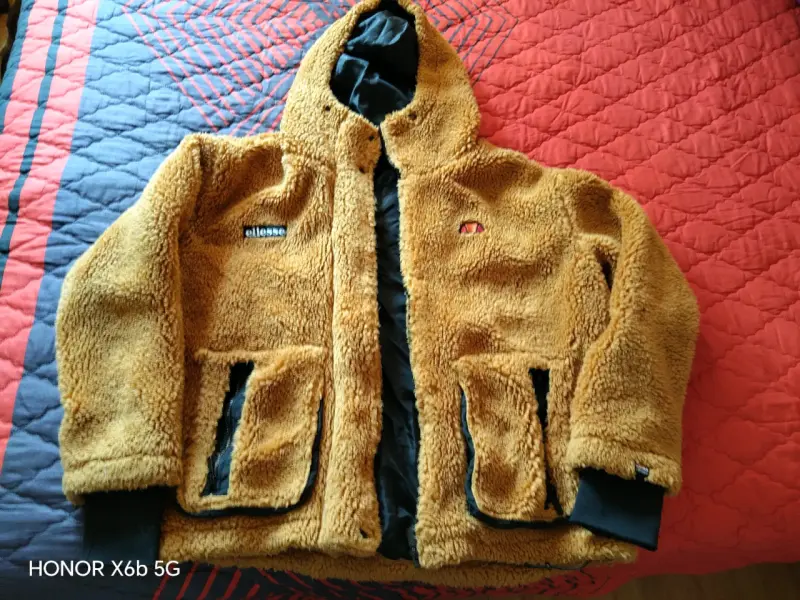 Chaqueta de lana sintética Ellesse marrón - 2