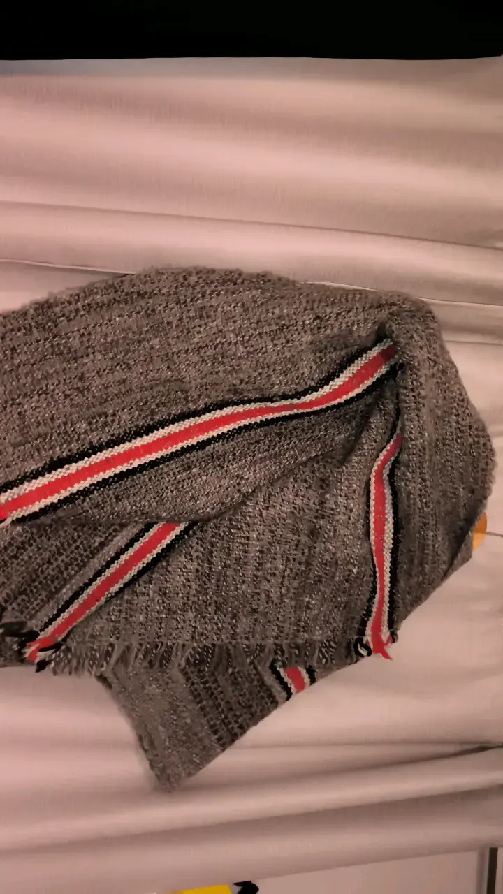 Poncho tejido en telar 100% lana. Niño - 2