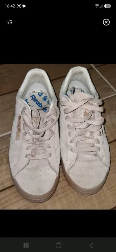 Zapatillas Reebok clásicas beige para hombre - miniatura 1