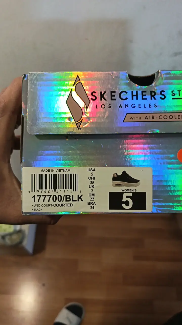 Zapatillas Skechers Uno Court-Courted negras para mujer - 1