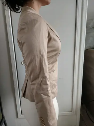 Blazer beige zara - miniatura 2