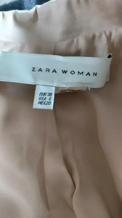 Blazer beige zara - miniatura 5