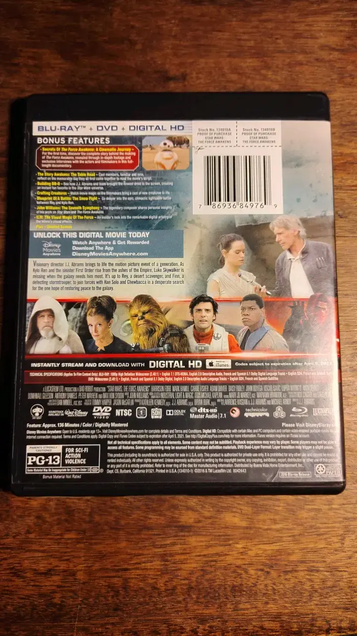 Blu-ray Star Wars: The Force Awakens Edición Especial - 5