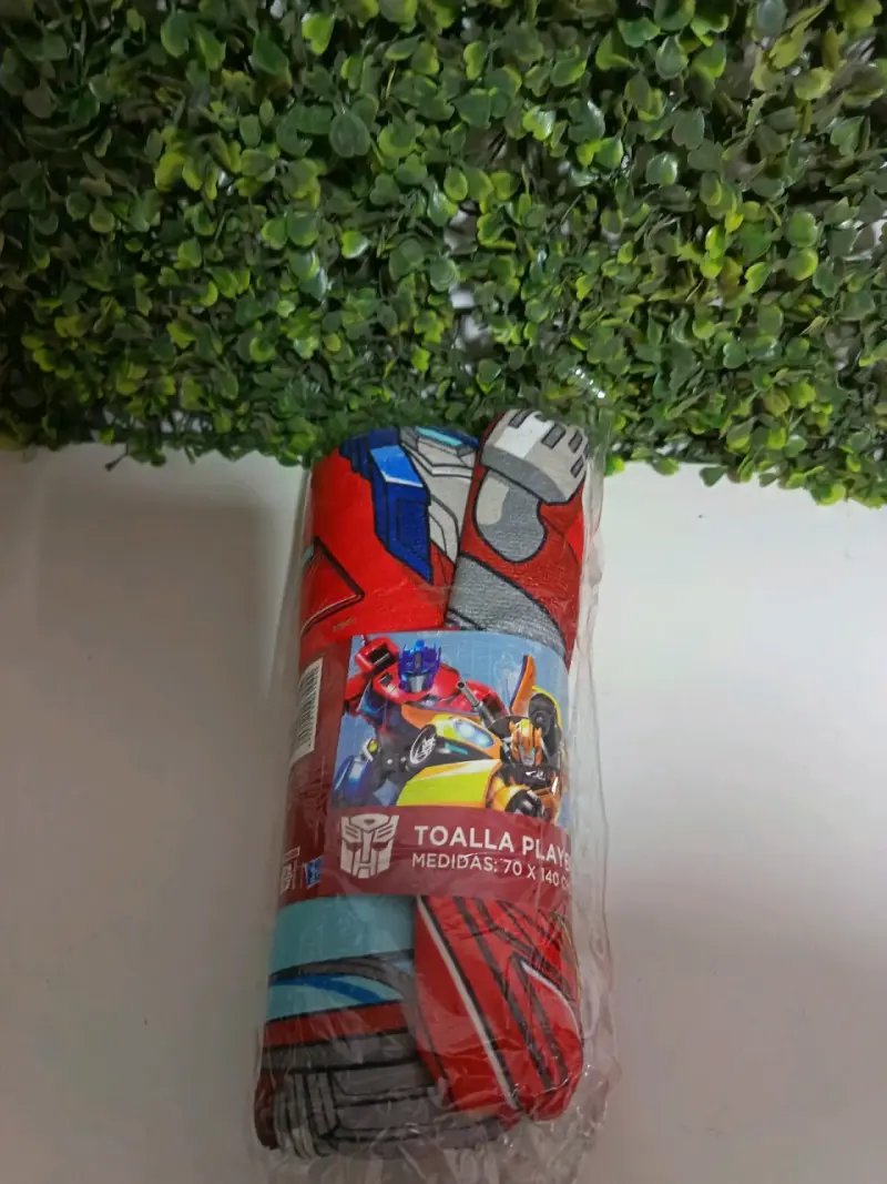 Toalla infantil Transformers 70x140 cm
