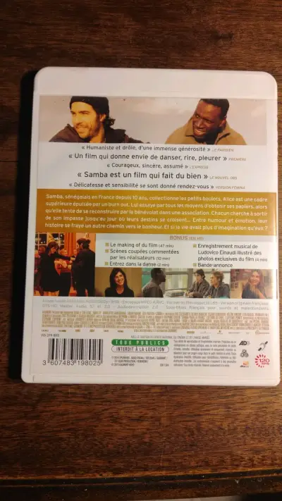 Blu-ray de la película Samba con Omar Sy - miniatura 2