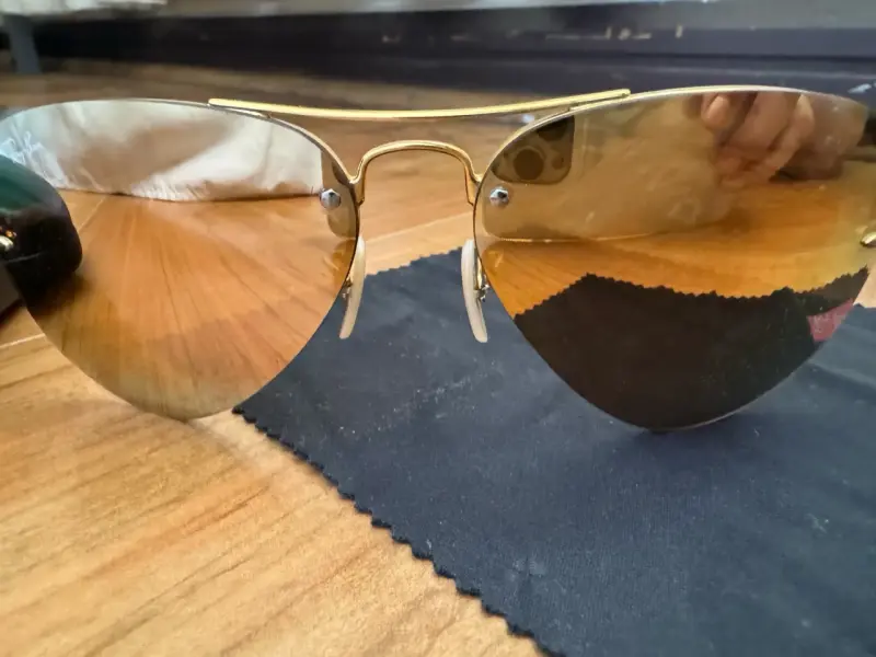 Gafas de Sol Ray-Ban Aviator Doradas - 2
