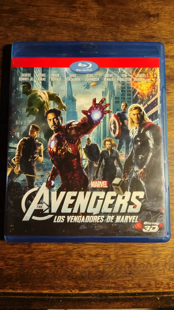Blu-ray 3D Los Vengadores de Marvel - 1