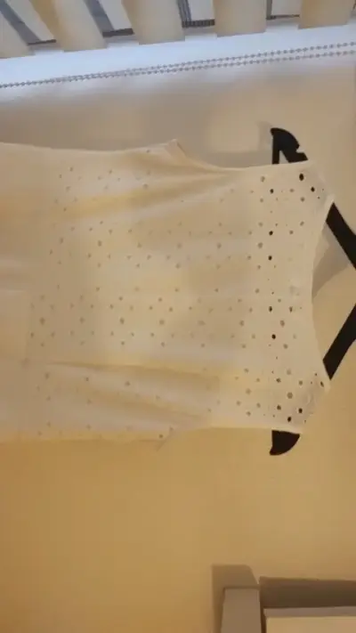 Vestido blanco sin mangas elegante tipo Jumper - miniatura 4