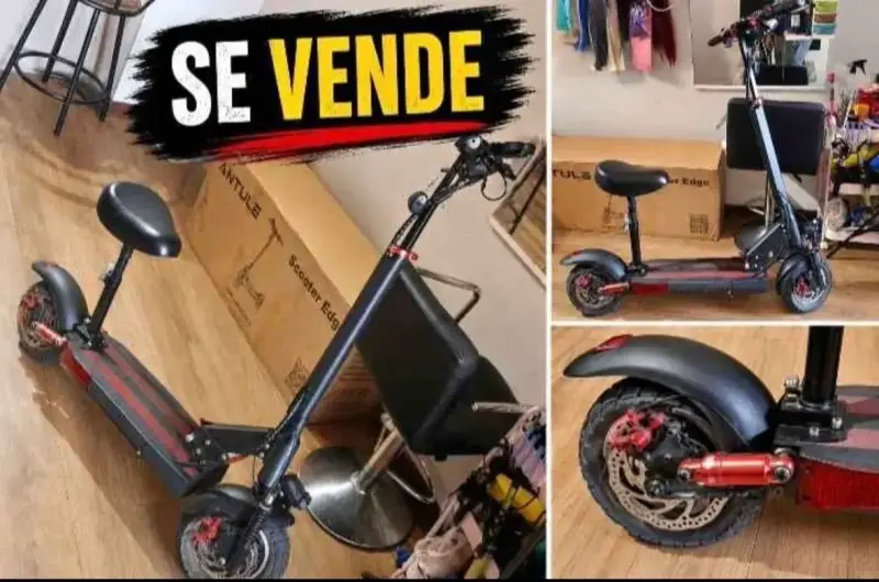 Scooter eléctrico con asiento Marca Antule - 1