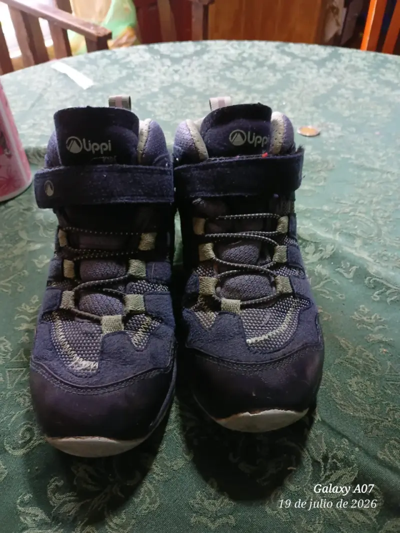 Botas de trekking para niños t.33Upp azul - 2