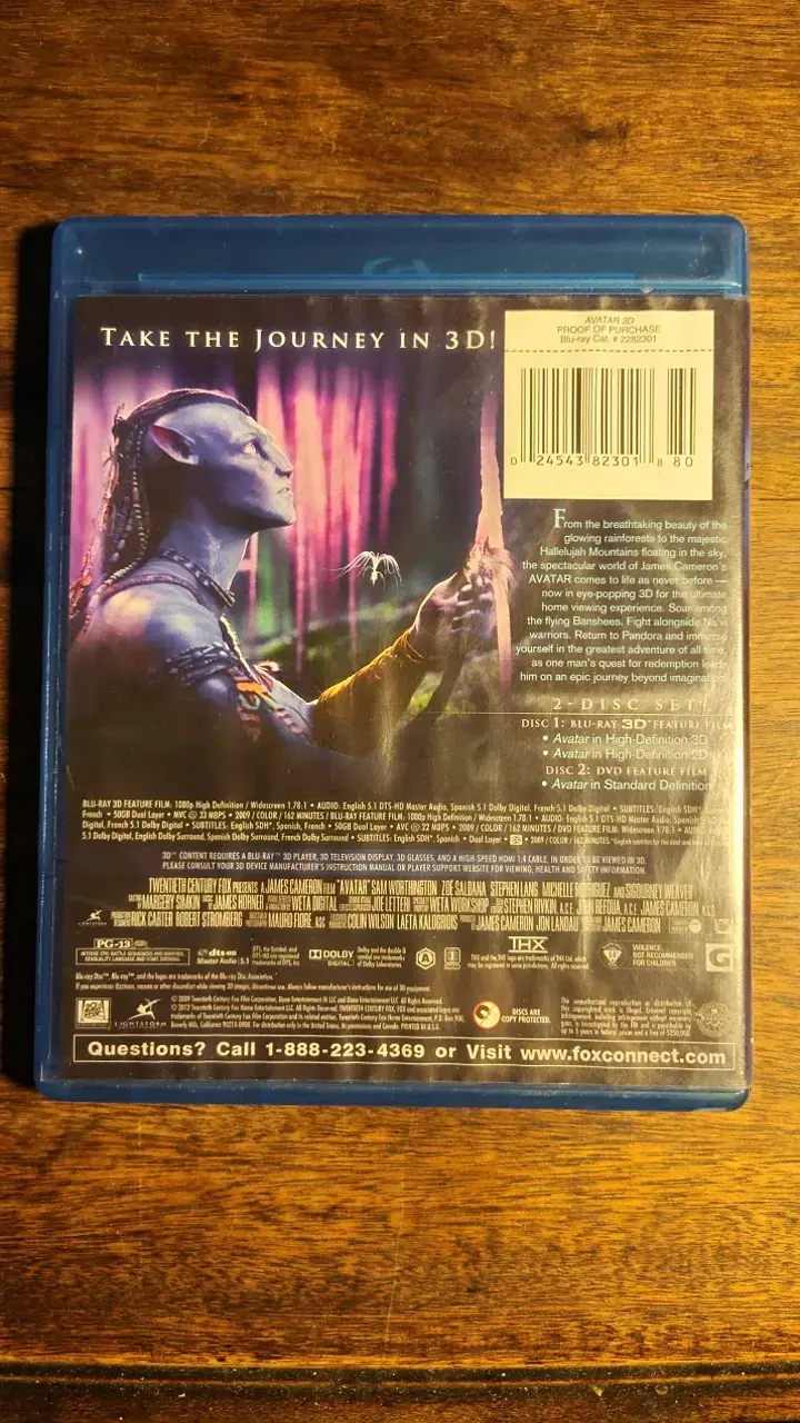 Blu-ray 3D Avatar Edición Limitada - 2