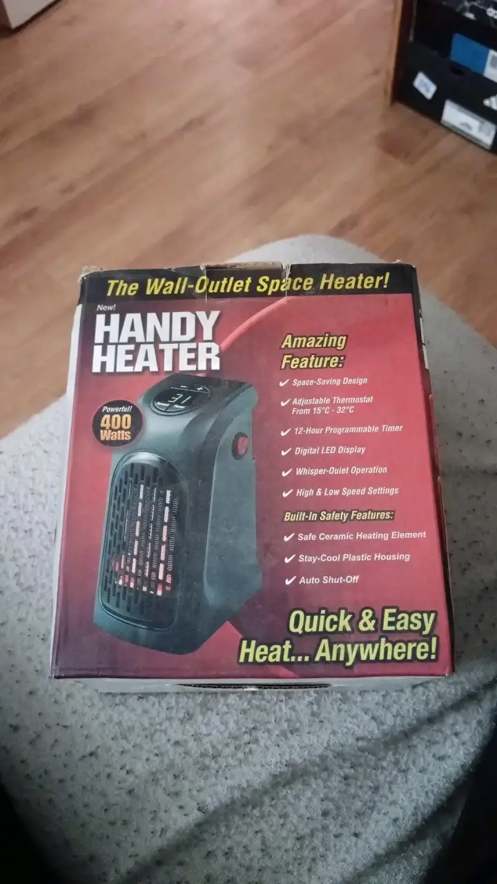 Calefactor Eléctrico Portátil Handy Heater 400W