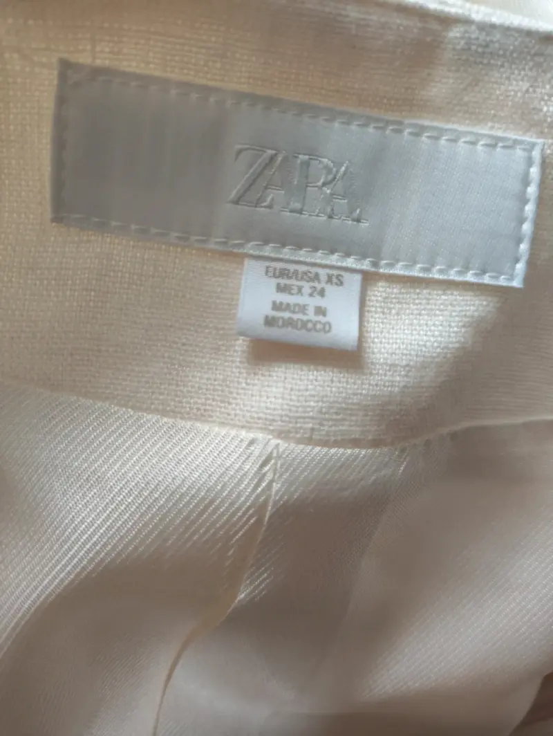 Blazer sin cuello zara - 6