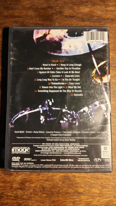DVD Phil Collins Live And Loose In Paris - miniatura 2