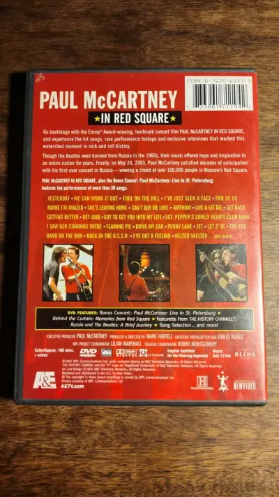 DVD Paul McCartney In Red Square concierto - miniatura 2
