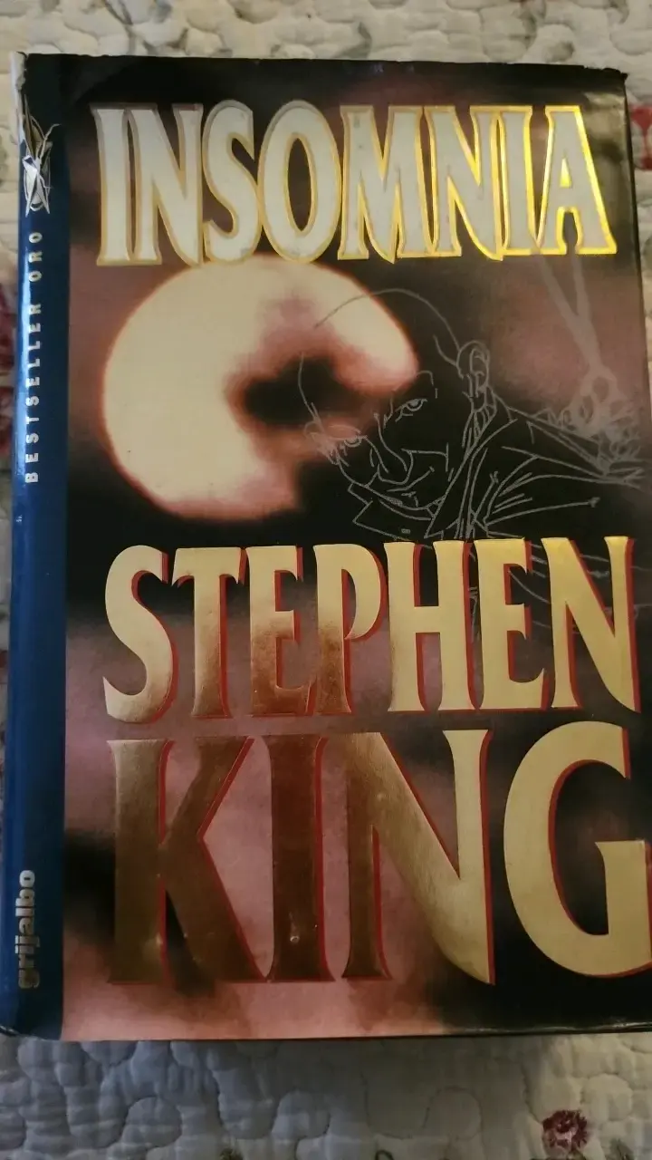 Libro 'Insomnia' de Stephen King en tapa dura