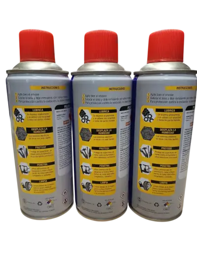 Pack 3 Spray Lubricante Multiuso Toro Negro 400ml - miniatura 2
