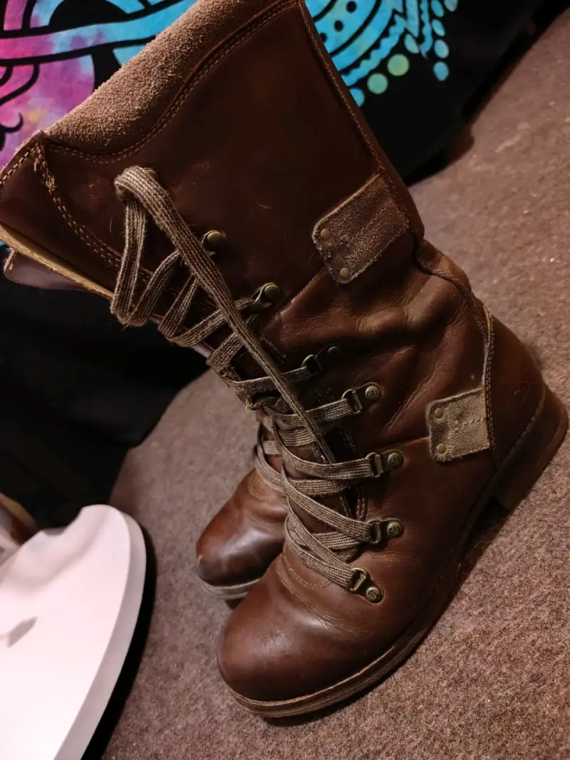 Botas de cuero marrón - 3