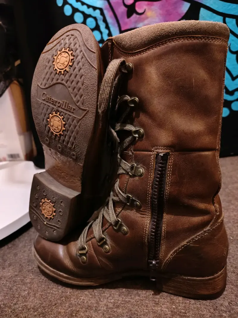 Botas de cuero marrón - 4