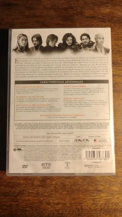 DVD Game of Thrones Temporada 3 Completa - miniatura 2