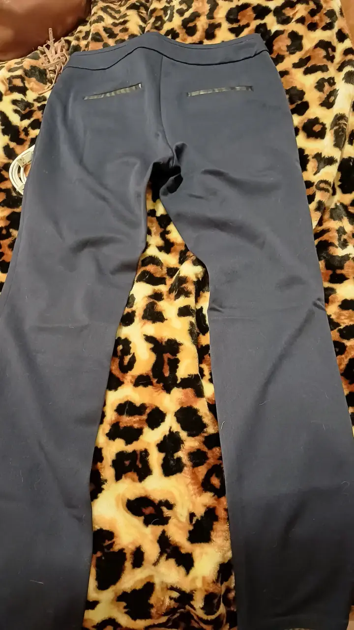 Pantalones de mujer azul oscuro - 1