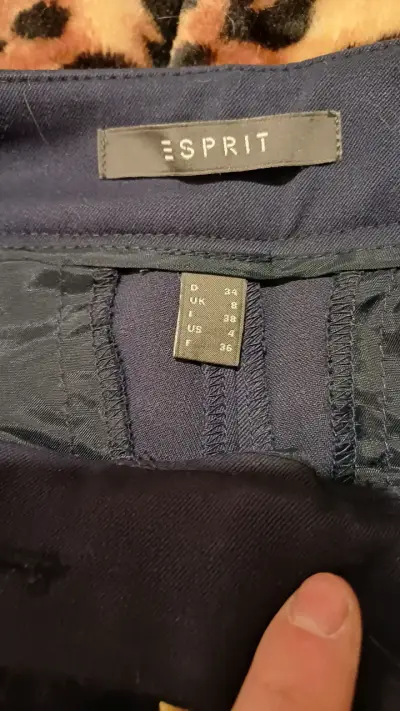 Pantalones de mujer azul oscuro - miniatura 2