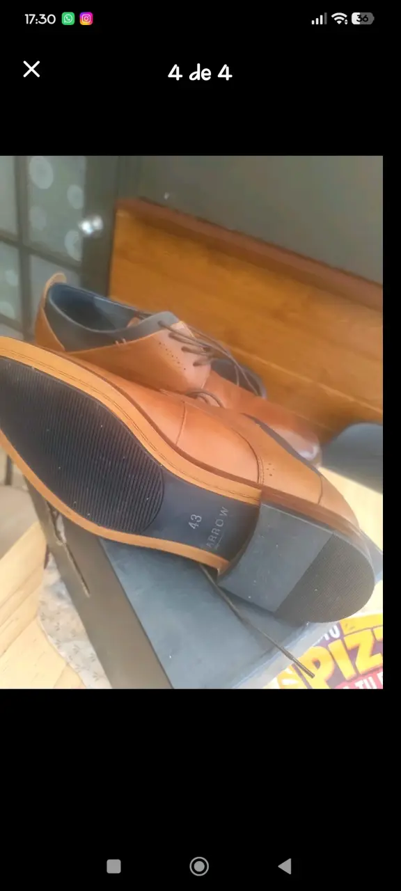 Zapatos de vestir marrones talla 43 - 1