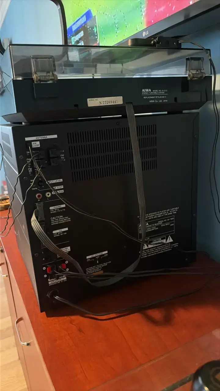 Sistema de sonido Aiwa vintage completo - 3