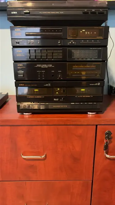 Sistema de sonido Aiwa vintage completo - miniatura 4