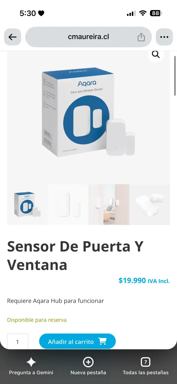 Sensor de Movimiento Aqara Inteligente - 3