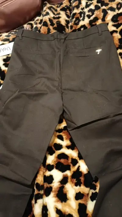 Pantalones de vestir cafes - miniatura 1