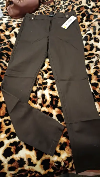 Pantalones de vestir cafes - miniatura 5
