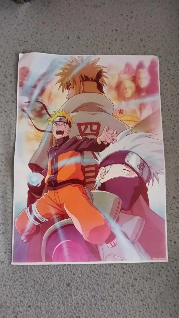 Póster de Naruto Shippuden con personajes icónicos