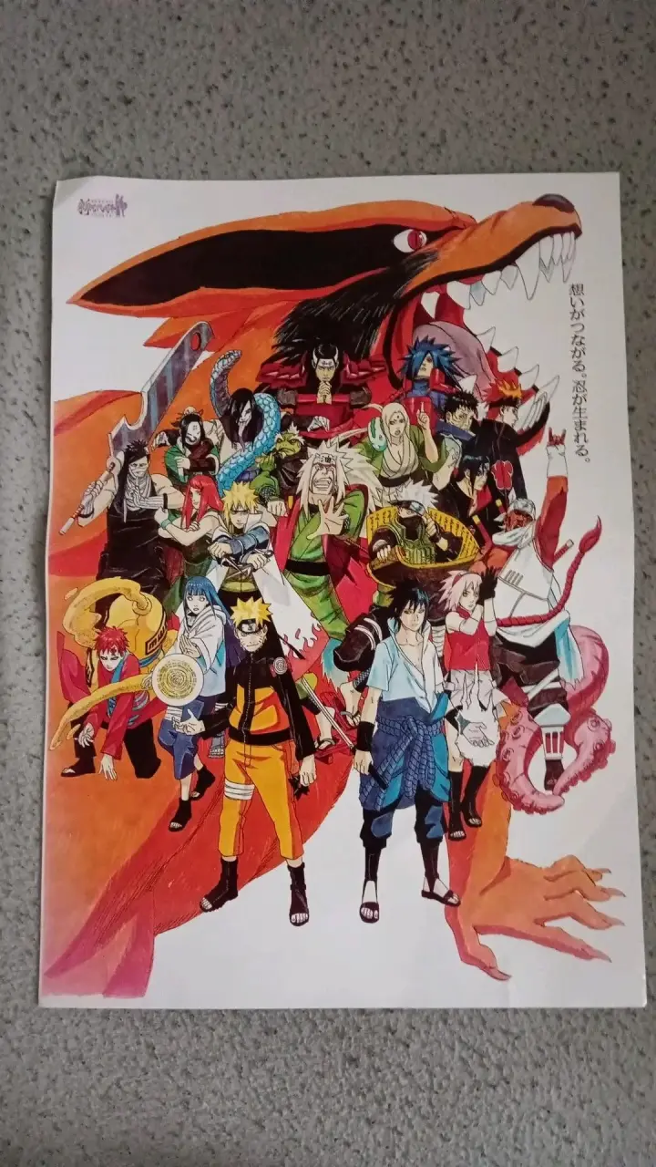 Póster de anime Naruto Shippuden