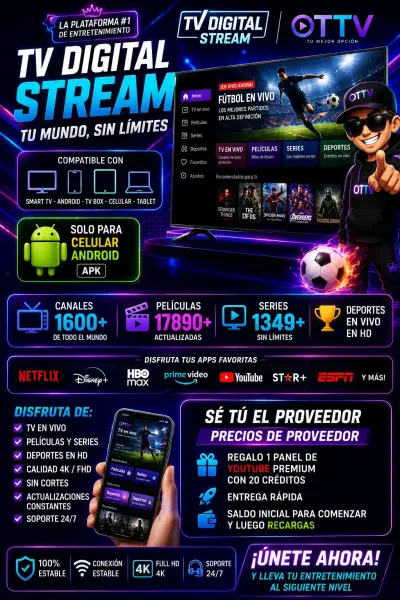 Plataforma de Streaming Digital TV OTTV - miniatura 4