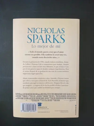 Libro 'Lo Mejor de Mí' de Nicholas Sparks - miniatura 2
