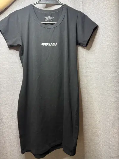 Vestido negro casual Rudegyals - miniatura 1