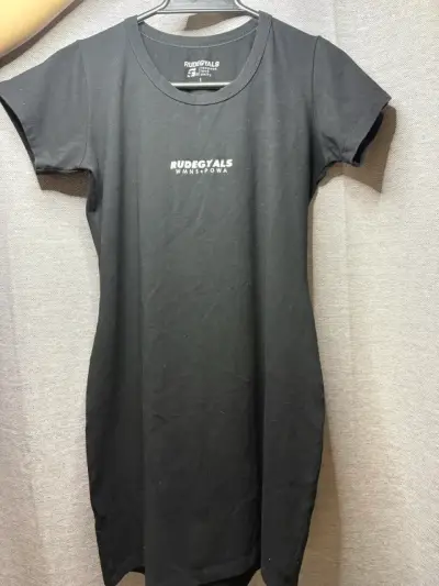 Vestido negro casual Rudegyals - miniatura 4