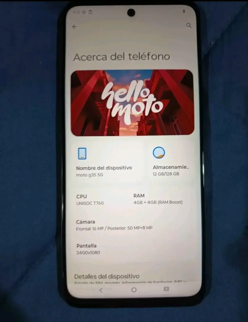 Motorola verde G35 con doble cámara - 3