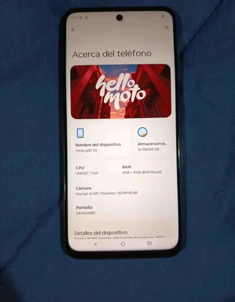 Motorola verde G35 con doble cámara - 4
