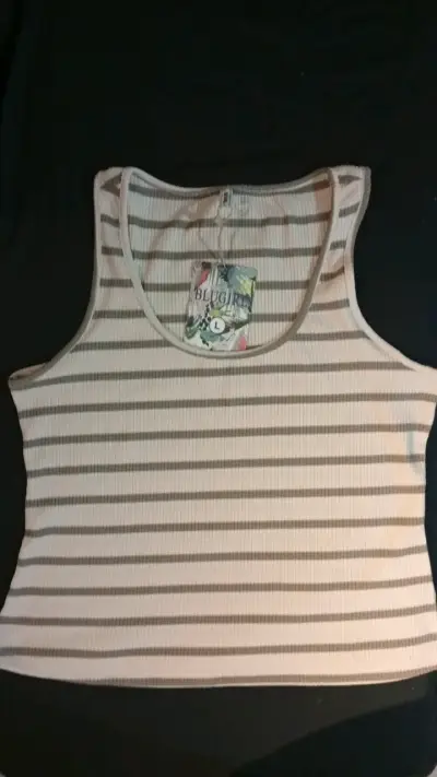 Polera sin mangas a rayas Blugirl - miniatura 1