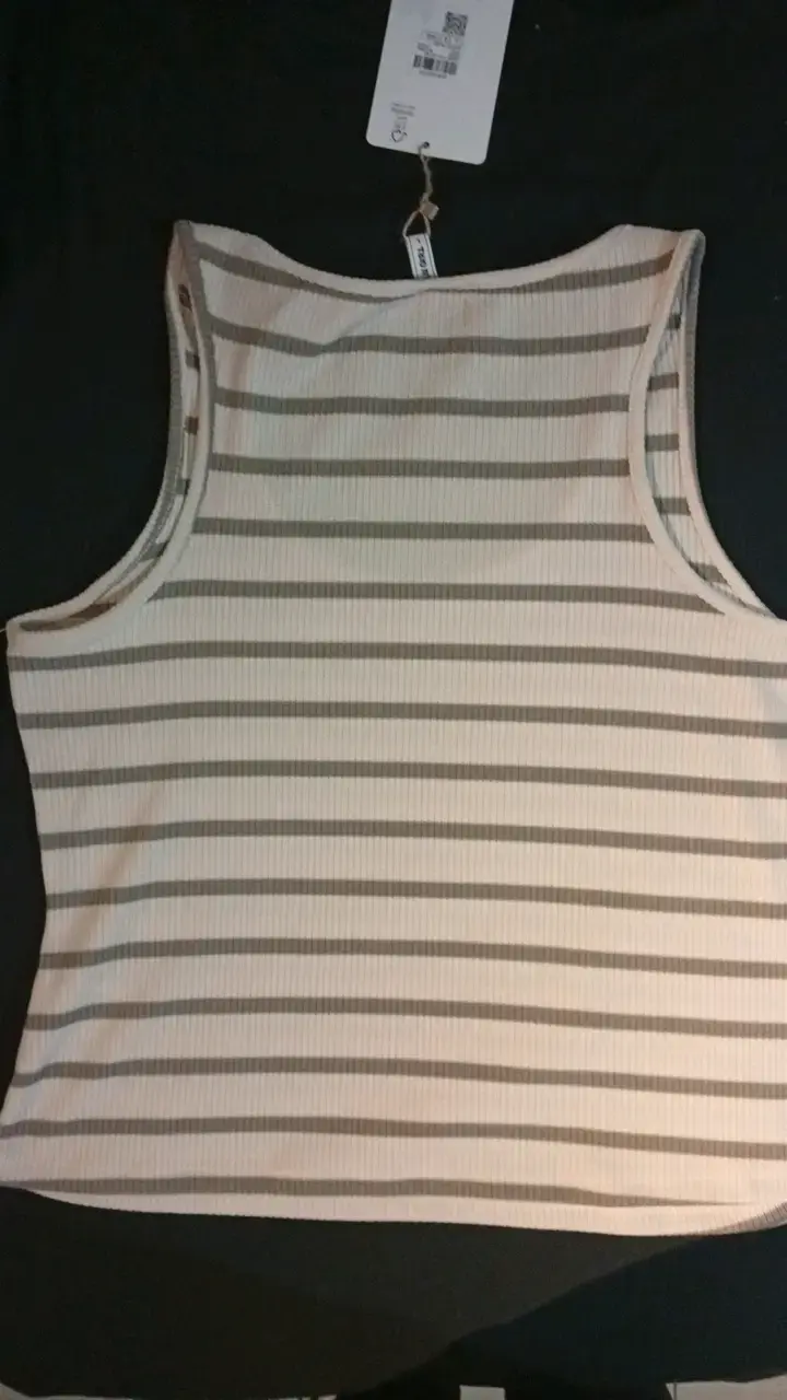 Polera sin mangas a rayas Blugirl - 2