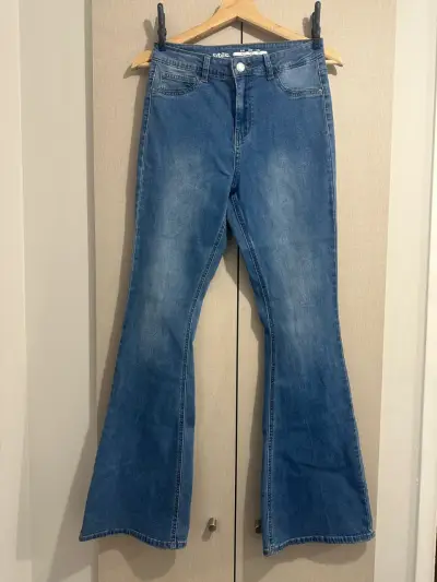 Jeans azul clásico para mujer Sybilla - miniatura 1