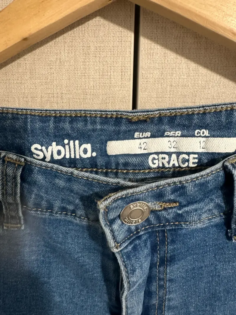 Jeans azul clásico para mujer Sybilla - 3