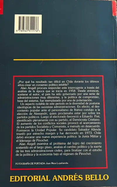 Libro 'Chile de Alessandri a Pinochet' de Alan Angell - miniatura 2