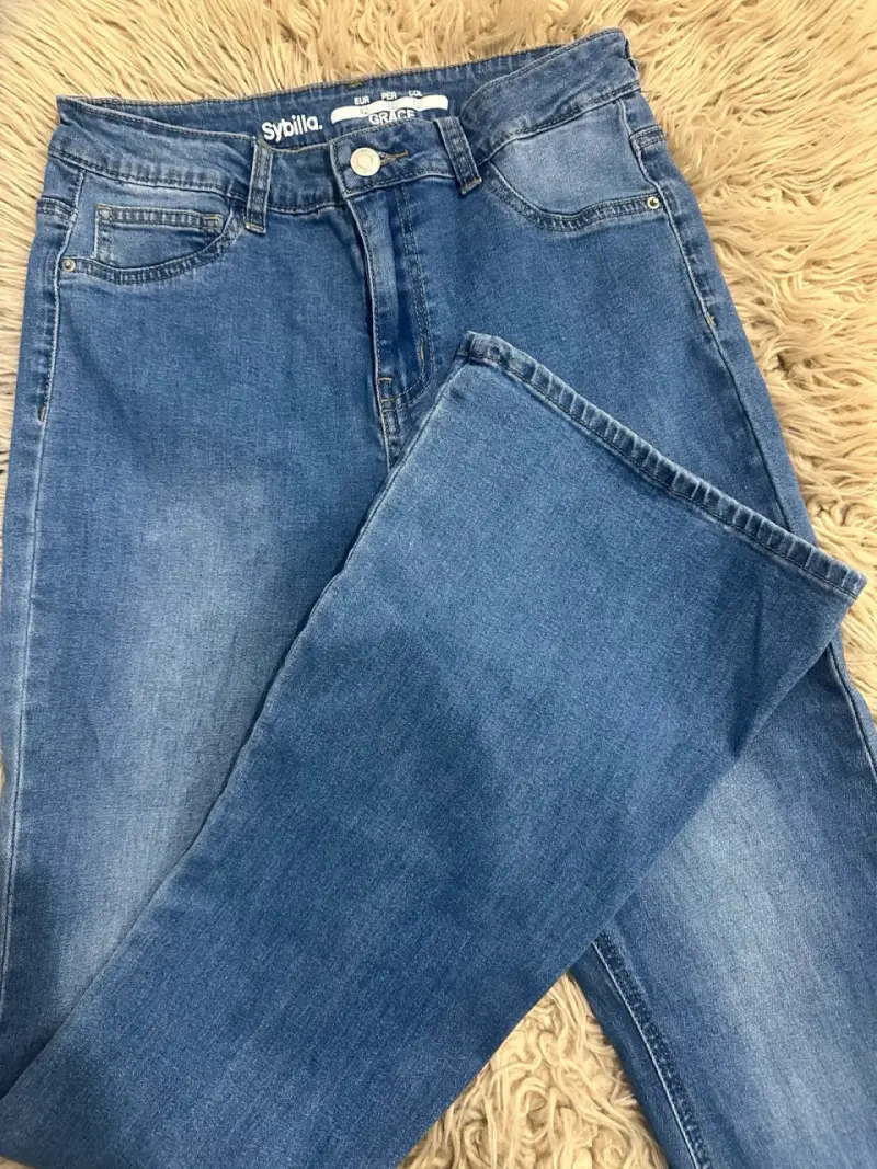 Jeans azul clásico para mujer Sybilla - 4